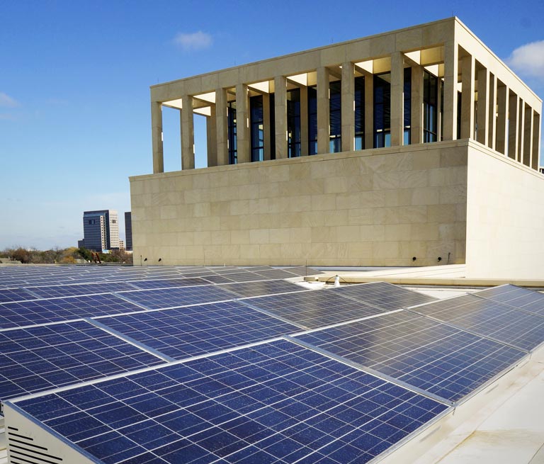 Solar Panels At Gwb Library